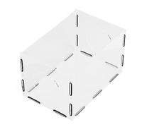 Akozon Titre: Boîte à Poussière de Broyage Fermée - Polonteur de Table en Acrylique avec 2 Trous, Couvercle de Poussière Rectangulaire Très Transparent pour la Gravure, le Polissage et le Ponçage