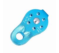 Akozon Titre de l'article Bloc de Poulie à Corde Unique en Alliage d'aluminium Robuste, équipement de sécurité d'escalade, Mots Clés Verts, équipement de Transport 'engrenages de Roue, (BLUE)