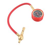 Akozon Titre de l'article Manomètre de Pression des Pneus Robuste Véhicule à Moteur Voiture Camion Vélo Van Testeur de Compteur à Cadran avec Fonction de Purge d'air Mots Clés Jauge en Laiton