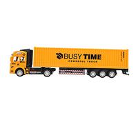 Akozon Titre: Modèle de Camion-conteneur Très détaillé, Toys de Voiture Réaliste pour Enfants, 48 Véhicule en Alliage avec Corps Amovible (Camion Porte-conteneurs)