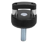 Akozon Top du Haut de la Fermeture Rapide Fixer à Vis de Pouce Billette en Aluminium D Anneau D pour Bronco 2DR 4DR (BLACK)