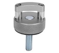Akozon Top du Haut de la Fermeture Rapide Fixer à Vis de Pouce Billette en Aluminium D Anneau D pour Bronco 2DR 4DR (SILVER)