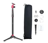 Akozon Trépied de Golf Support de Téléphone Magnétique Support de Monopode Réglable pour Bâton de Selfie pour Enregistrement D'entraînement de Swing de Golf en Alliage D'aluminium 40