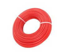 Akozon Trimmer Rond, Terrasse, Pelouse et Jardin pour Tondeuse Cordon de Coupe-Brosse Strimmer Jaune 3 0 Mm 15m (Rouge 2,4 mm * 15m)