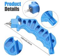 Akozon Trip d'irrigation du Trou d'irrigation Punch et Outil de Rtion ajusté - Outil 2 en 1 du Système 'égouttement du Système 'égouttement pour Une Installation Efficace des Accessoires (comme