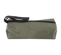 Akozon Trousse a Outils Vide, 24 CM Longue Toile Nylon imperméable à l'eau Fermeture éclair Paquet Petit Sac à Outils Trousse a Outils Multifonctionnel Portable(Vert)