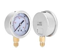 Akozon TS? PGG604 1 / 4BSP Y60 Radial Huial Rempli de Manomètres de Pression de Pression 0? 40bar 0? 600psi - Mesure Précise pour Diverses Industries