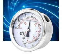 Akozon TS PGGZ60Z4-2BAR 1 / 4BSP Y60 Poule de Pression à Vide Remplie d'huile Axiale pour l'industrie Minière et Les Applications à Domicile