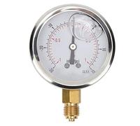 Akozon TSPGGZ60Z41BAR 1 / 4BSP Y60 Poule de Pression à Vide Rempli d'huile Axiale - Outil de Mesure de la Pression en Acier Inoxydable pour l'eau, l'huile, 'air et Le Gaz Naturel