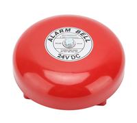 Akozon Type de Gâche Interne en Acier au Carbone de 6 Pouces électrique 95 DB, Type de Gâche Interne en Acier Inoxydable de 6 Pouces Alarme Incendie électrique 100 DB, Cloche d'Alarme Incendie (24V)