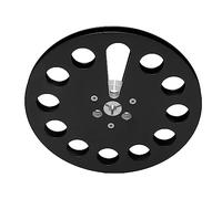Akozon Universal 1/4 "x 7" Reel Bobine en Alliage en Aluminium Vide en Aluminium avec 11 Trous de Résistance au Vent pour l'enregistrement (GREY)
