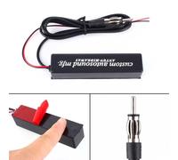 Akozon Universal Car Motorcycle Stereo Radio Electronic Antenne APPLIFIE AP AP pour Le Camion de Véhicules (Black)