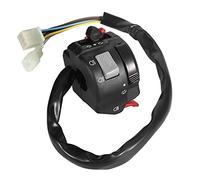 Akozon Universel Commutateur de Guidon de Moto Phare Clignotant Léger Bouton de Klaxon Assemblée 22mm