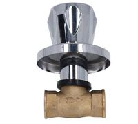 Akozon Vanne de Contrôle de Vanne d'eau NPT à Filetage Femelle 1/2 Pouces, Système d'eau Domestique, ' en Laiton DN15 1/2"