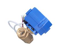 Akozon Vanne Motorisée Vanne électrique en Laiton DC12V Équipement Hydraulique intégré - Industriel et Scientifique - Hydraulique, Pneumatique et Plomberie