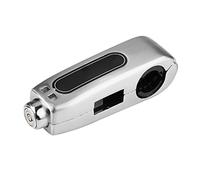 Akozon Verrouillage Universel du Levier de Frein pour Guidon de Moto - Dispositif de sécurité Antivol pour Poignée d'accélérateur pour Scooters, Vélos et VTT (SILVER)