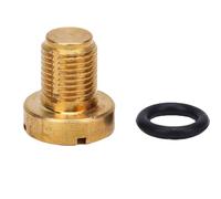 Akozon Vis de Purge de Réservoir D'expansion de Liquide de Refroidissement en Laiton avec Joint Torique, Remplacement de la Vanne de Purge D'air de Radiateur pour Série 3 E30 E36 E46,