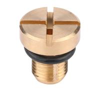 Akozon Vis pour vis de purge du vase d'expansion du radiateur et vis de purge du liquide de refroidissement et laiton massif avec joint torique en caoutchouc pour E30 E36 E31 E34 E46 E39 E38