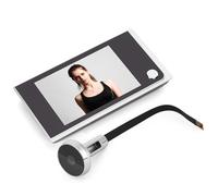 Akozon Visionneuse de Judas Numériques de 3,5 "LCD Numérique avec Angle de de 120 ° - Sonnette électronique de la Maison électronique pour la Maison de la Intelligente