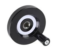 Akozon Volant de Machine-outil ondulé avec Poignée Rotative, Roue de Réglage Manuelle en Bakélite pour Tour, Fraisage, équipement de Coupe, Pièces de Rechange, Machines Industrielles (12 * 125mm)
