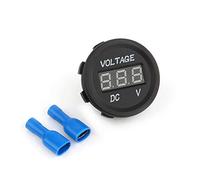 Akozon Voltmètre à Affichage Numérique Led pour Moto et Voiture, 12V 24V, étanche, Tension, Zy