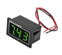 Akozon Voltmètre Numérique 0.56" Panneau Afficheur Numérique DC Voltmètre étanche Compteur De Haute Tension(DC2.5-30V-Vert)