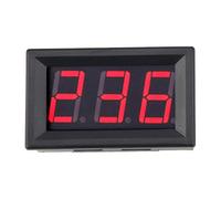 Akozon Voltmètre Numérique 0 56, Voltmètre Led à Deux Fils Ac 70 380V, avec Coque Abs étanche, Affichage Rouge (#1)