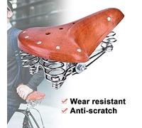 Akozon VTT Confortable en Cuir Pu pour Siège, Coussin de Vélo Ergonomique pour l'équitation Longue Distance