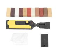 Akozon Wooden Floor Repair Kit - Faire un Remplissage à Rayures Multifonctionnel pour le Mobilier en Bois, Comprend un Stylo Chauffant et 11 Blocs de Cire pour les Réparations à Domicile