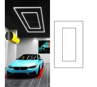 AKPHBKFG Plafonnier à Brancher, Blanc lumière du Jour 6500 K, Installation Facile, éclairage Artistique pour Station de Lavage, esthétique Automobile, ateliers, Halls d'exposition A