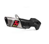 Silencieux arrière en titane en ligne Akrapovic, argent
