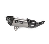 Silencieux arrière en titane en ligne Akrapovic, argent