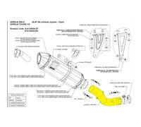 Akrapovic Tuyau De Liaison Titanium Rsv4&tuono V4 L-a10so6t