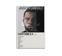 AKRHARWB Jason Derulo Poster mural vintage élégant pour salon, chambre à coucher, affiche esthétique sans cadre 20 x 30 cm