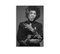AKRHARWB Jimi Hendrix Poster décoratif vintage élégant pour salon, chambre à coucher, décoration murale sans cadre 30 x 45 cm