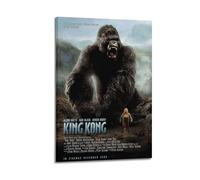 AKRHARWB King Kong Poster mural vintage élégant pour salon, chambre à coucher, affiche esthétique 20 x 30 cm, style cadre