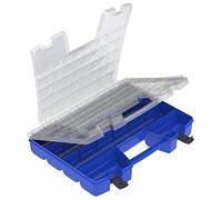 Akro-Mils 06318 Boîte de rangement portable à compartiments multiples (45,7 x 33 x 10,2 cm), bleu