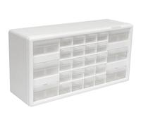 Akro-Mils 10126 Armoire de rangement à tiroirs en plastique à 26 tiroirs pour l'organisation de garage, organisateur de perles, rangement Lego, boîte à outils pour enseignants, organisateur de