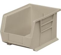 Akro-Mils 30239 Plastic Storage Stacking Hanging Akro Bin, 11-Inch by 8-Inch by 7-Inch, Stone, Case of 6