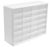 Akro-Mils Armoire de rangement à tiroirs en plastique à 24 tiroirs pour l'organisation de garage, organisateur de perles, rangement Lego, boîte à outils pour enseignants, organisateur de maquillage et