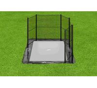 Akrobat Trampoline Demi-filet de sécurité - Convient pour Primus et Orbit - 335 x 244 cm - Rectangle - Set - Noir