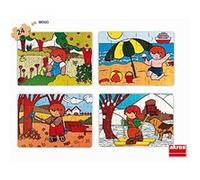 Akros Akros51024 Ensemble de Zaro et Les 4 Saisons Puzzle (4 pièces) G