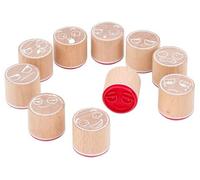Akros (AKRP1) 20546 Akros Maxi-Stamps of The 10 Emotions Learning Games Multicolore