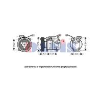 AKS DASIS 850382N Compresseur de climatisation