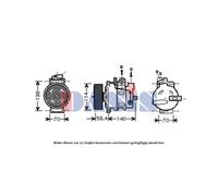 AKS DASIS 851550N Compresseur de climatisation