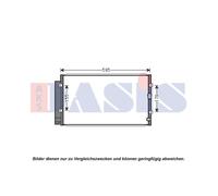 AKS DASIS Condensateur Climatisation Aluminium pour Toyota Gt 86 Coupé 2.0