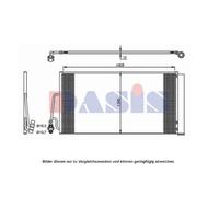 AKS DASIS Condensateur Climatisation Avec Sèche-linge pour Mini R56