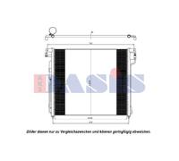 AKS DASIS Condensateur Climatisation Avec Sèche-linge pour Nissan NP300 Navara