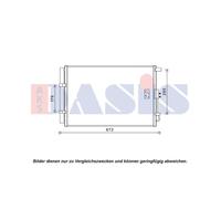 AKS DASIS Condensateur Climatisation Climatisation Pour KIA Soul AM 1.6 GDi