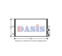 AKS DASIS Condensateur Climatisation pour Ford Transit Bus Fd _ Fb _ FS_ Fz _ FC